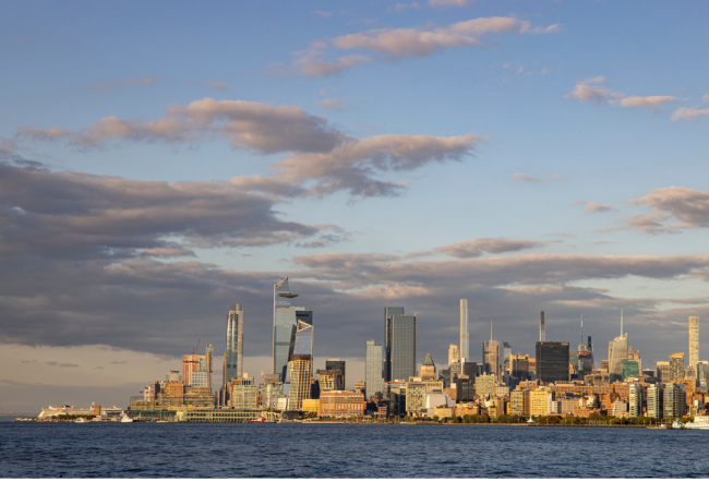 cruise ship in new york harbor